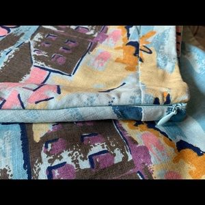 Boden cotton skirt size 8R : Villa Seaside Print